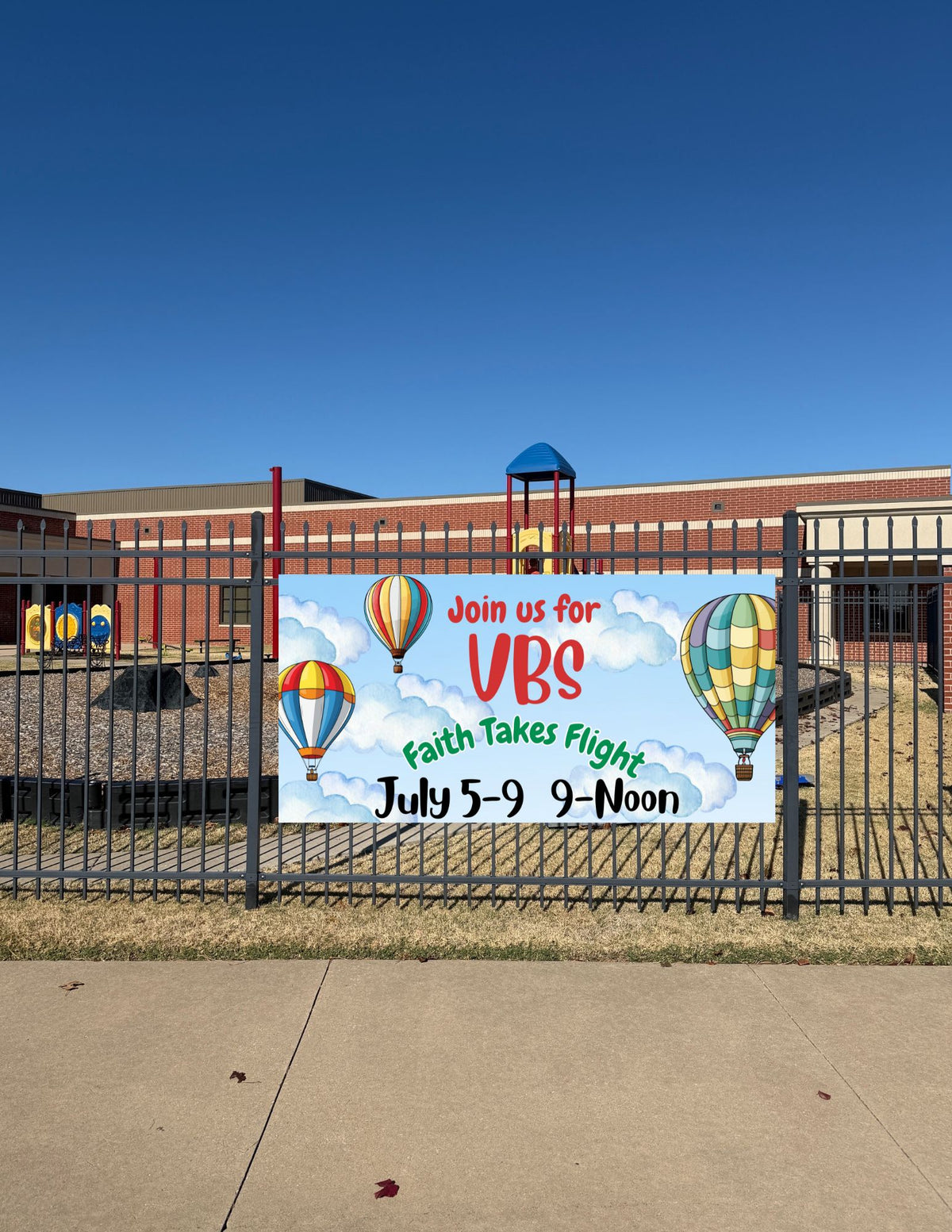 Balloons Outdoor Banner