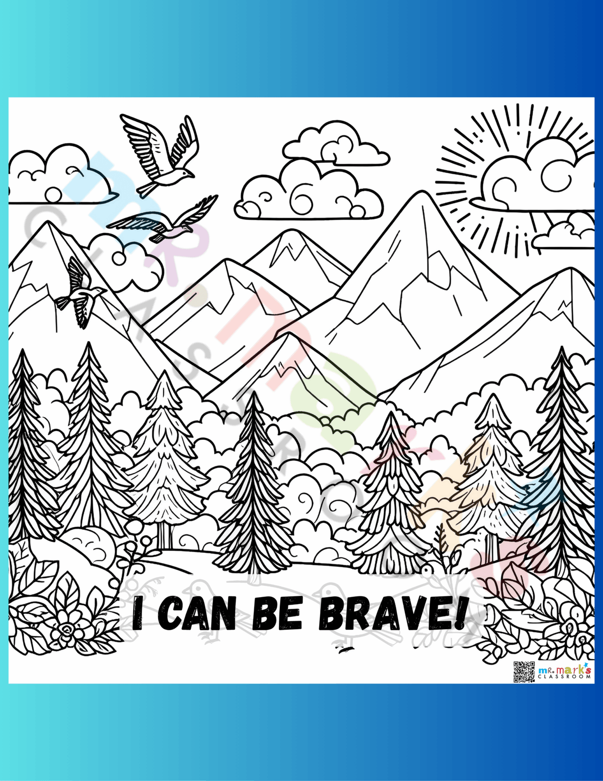 Doodle Art Individuals: Snow Slopes image 2