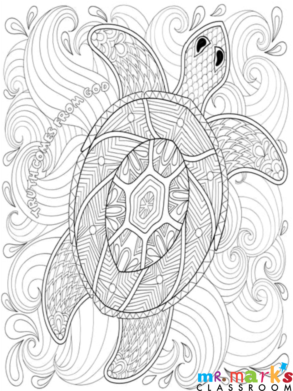 Turtle Doodle Art image 0
