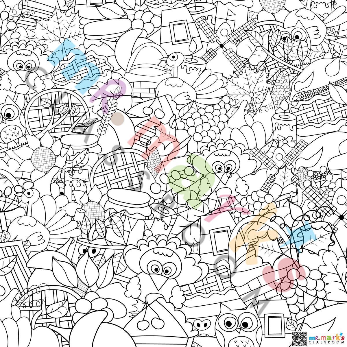 Fall Doodle Art