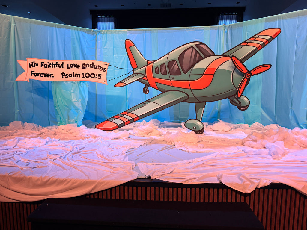 Giant Plane and Banner