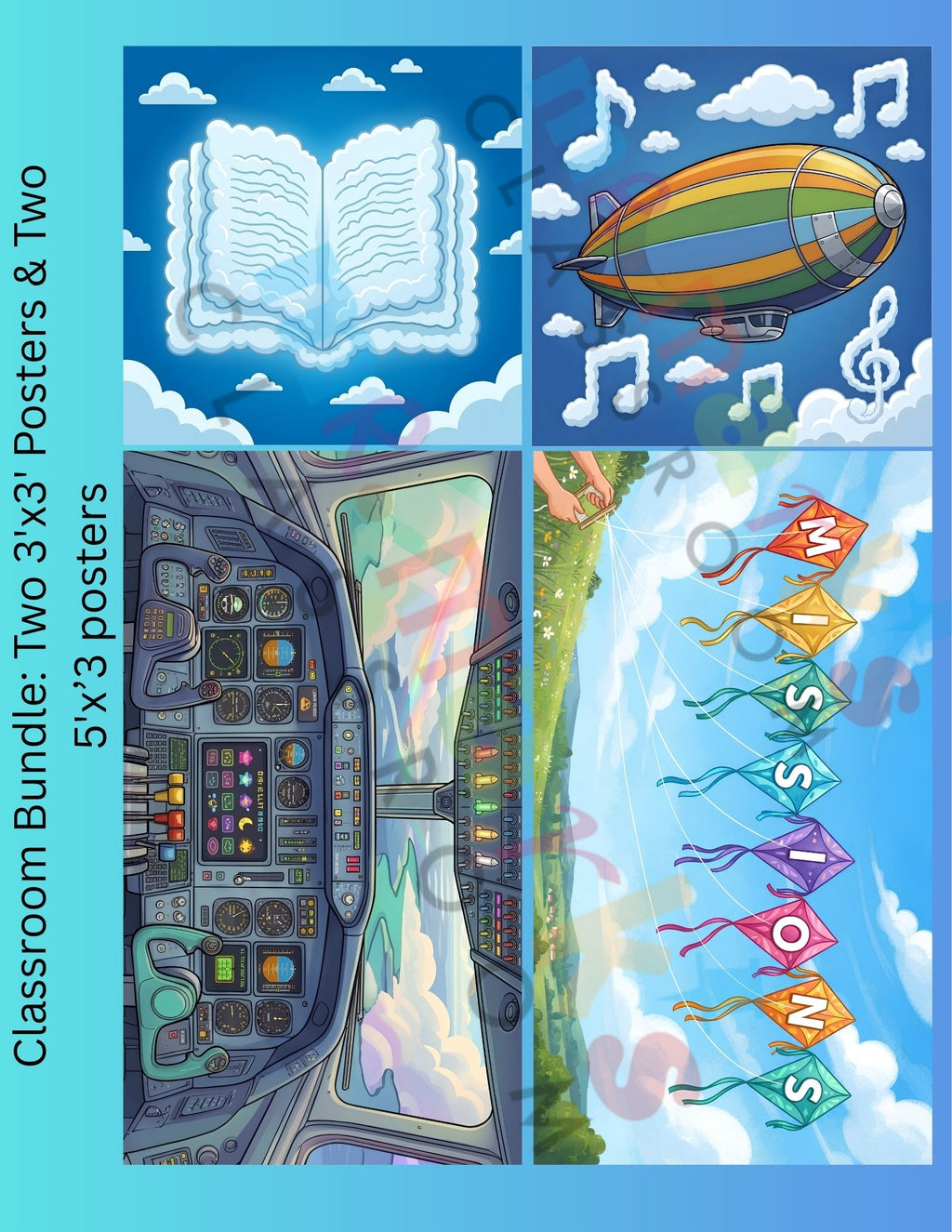 Up & Away Classroom Decorations