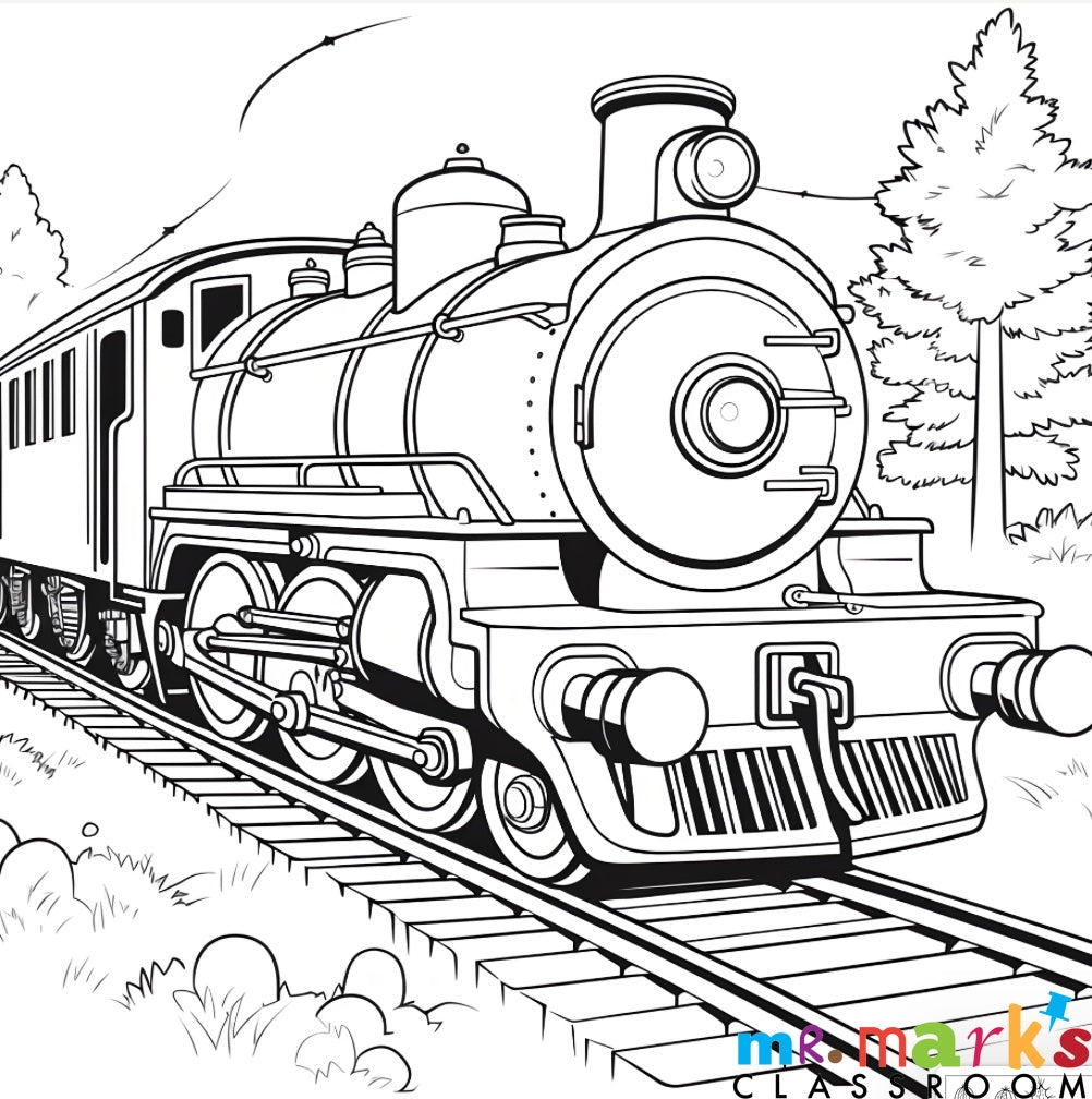 Train/ Western Doodle Art- Individuals image 2